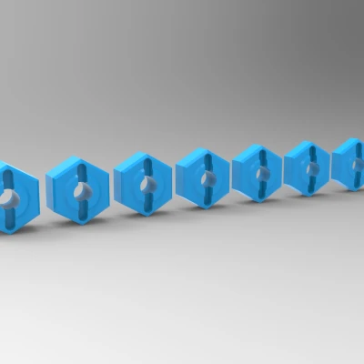 Cục Bánh Xe Lục Giác 12mm Cho Xe RC