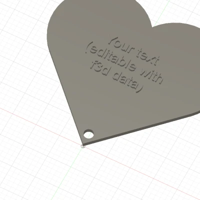 Móc Khóa Trái Tim Khắc Tên Theo Yêu Cầu