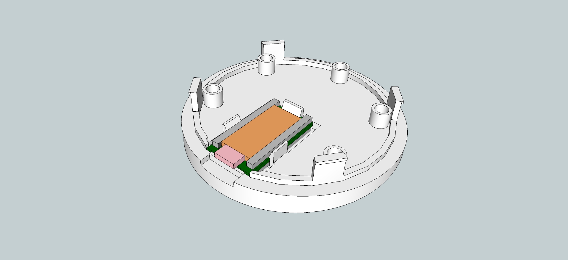 Đế Núm Xoay Điều Khiển Media Có Khe Giữ Cho Pro Micro