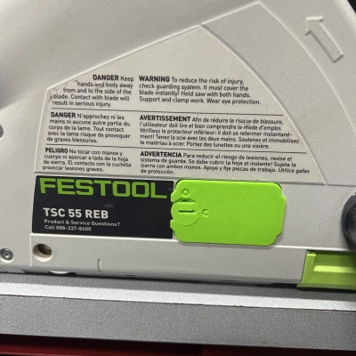 Tấm Che Khóa Cho Cưa Ray Festool TSC 55 và TS 75