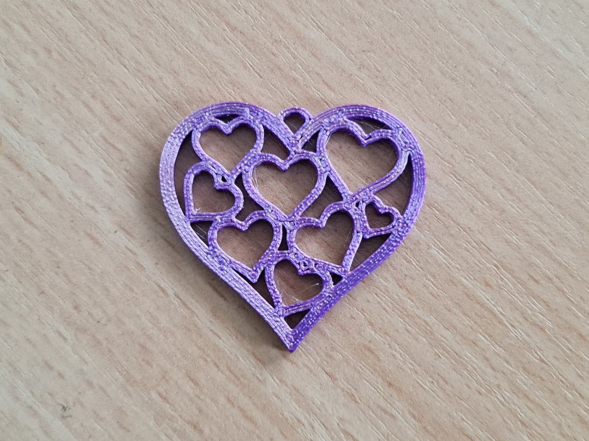 Trái Tim và Những Trái Tim Nhỏ (Mặt Dây Chuyền & Móc Khóa)