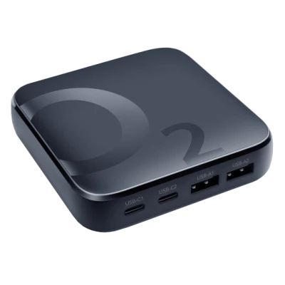 Giá đỡ dưới gầm bàn - Sạc USB từ O2