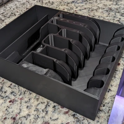 Khay Đựng Dao Dĩa Bạc