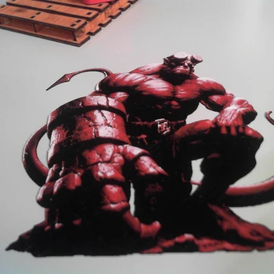 Mô hình Hellboy Hueforge