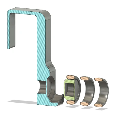 Giá treo khăn bếp bằng nam châm