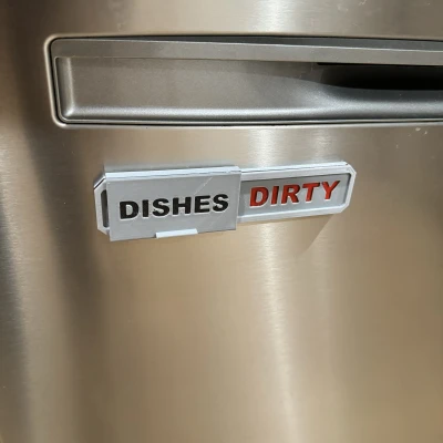 Biển Báo Bát Đĩa Sạch Bẩn v2