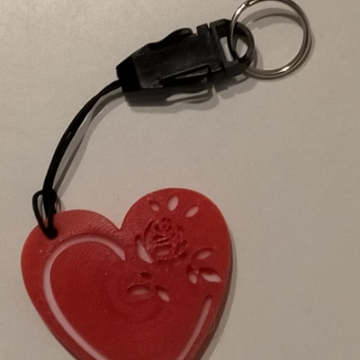 Móc Khóa Tình Nhân - Hoa Hồng