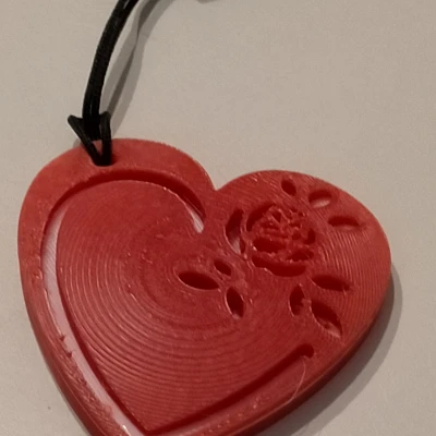 Móc Khóa Tình Nhân - Hoa Hồng