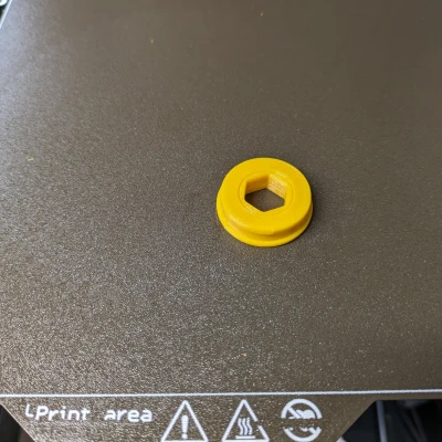 Bạc Đạn Hex In 3D Dùng Bi 4.5mm - Phiên Bản 0.5in