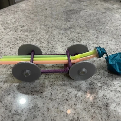 Xe Đẩy Chạy Bằng Bong Bóng