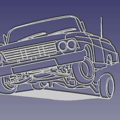 Mô hình 64 Impala Lowrider