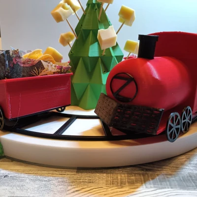 Mô hình Christmas Carousel - Vòng xoay Giáng Sinh