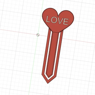 Móc Đọc Sách Hình Trái Tim - Ngày Valentine