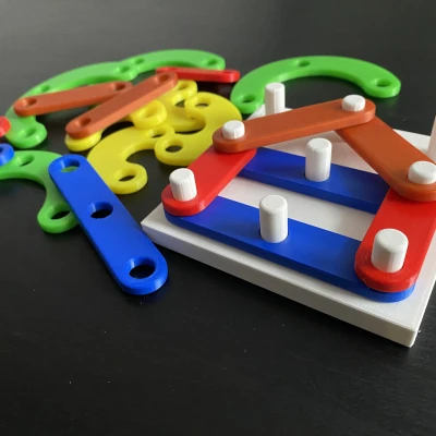 Chữ Cái & Số: Khối Ghép Hình Sáng Tạo