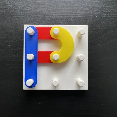 Chữ Cái & Số: Khối Ghép Hình Sáng Tạo