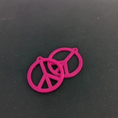 Bông tai biểu tượng hòa bình