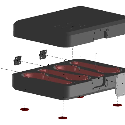 Vỏ Micro SHURE BETA 58A in 3D - Mic_Case