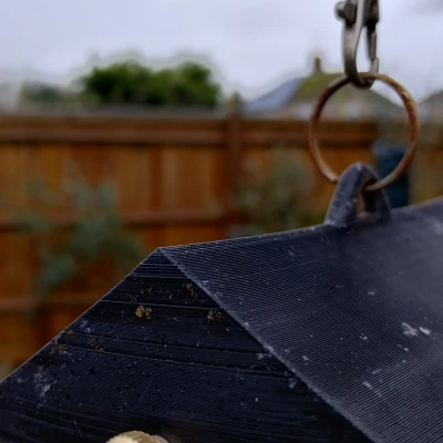 Máng ăn chim hình khối mỡ / suet