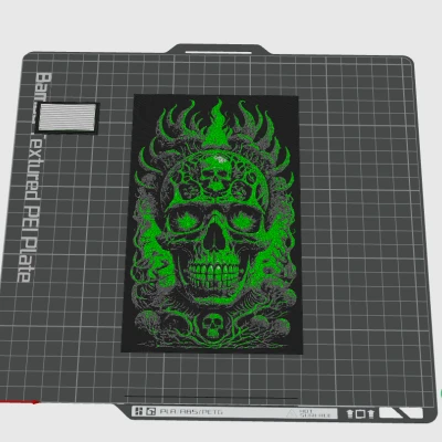 HueForge - Đầu Lâu (Skull)