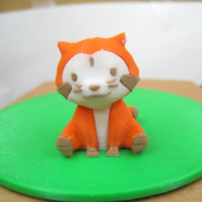 Rascal Ngồi - Mô Hình 3D In Đa Sắc