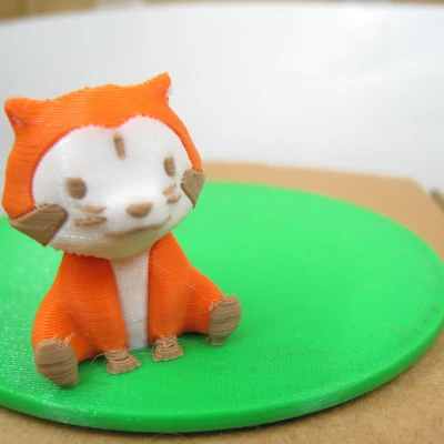 Rascal Ngồi - Mô Hình 3D In Đa Sắc