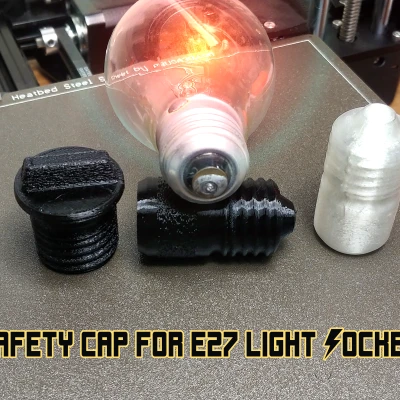 Nắp An Toàn Cho Đui Đèn E27