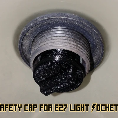 Nắp An Toàn Cho Đui Đèn E27