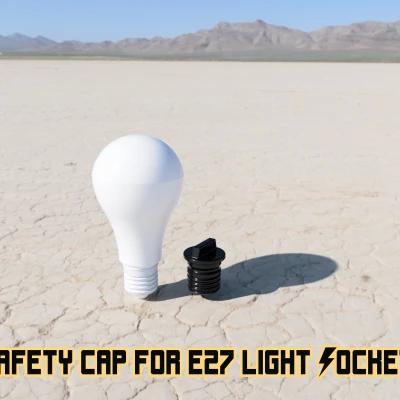 Nắp An Toàn Cho Đui Đèn E27
