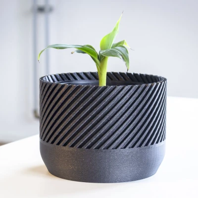 Chậu Cây Xoắn Ốc Hiện Đại - Chậu Trồng Cây, Hoa - Ý Tưởng Quà Tặng