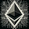Logo Ethereum HueForge Đen/Trắng - 2 Phiên Bản - Thumbnail 1
