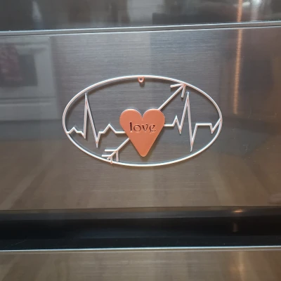 Móc Trang Trí Hình Nhịp Tim