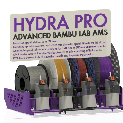 Hydra PRO - Nâng cấp AMS Bambu Lab Tiên tiến