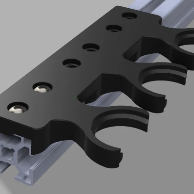 Kệ Đựng Dụng Cụ ISO20 cho Khung Nhôm 3030 Ốc Lục Giác Đầu Nút 6mm