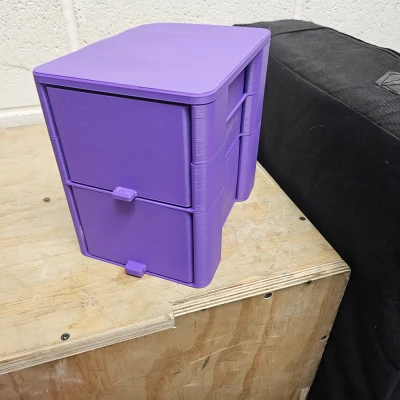 Hệ thống lưu trữ xếp chồng module tương thích Gridfinity