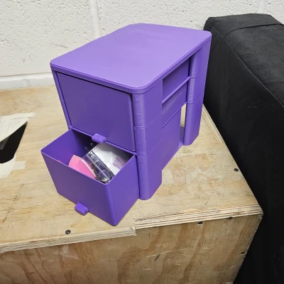 Hệ thống lưu trữ xếp chồng module tương thích Gridfinity