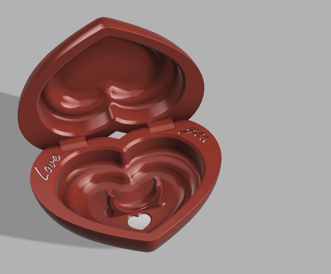 Hộp Nhẫn Trái Tim