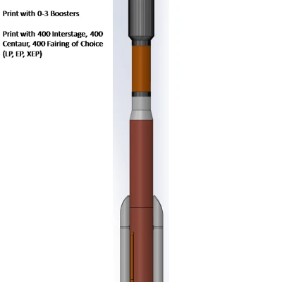 Mô hình Atlas V - Tỉ lệ 1:100 - ULA