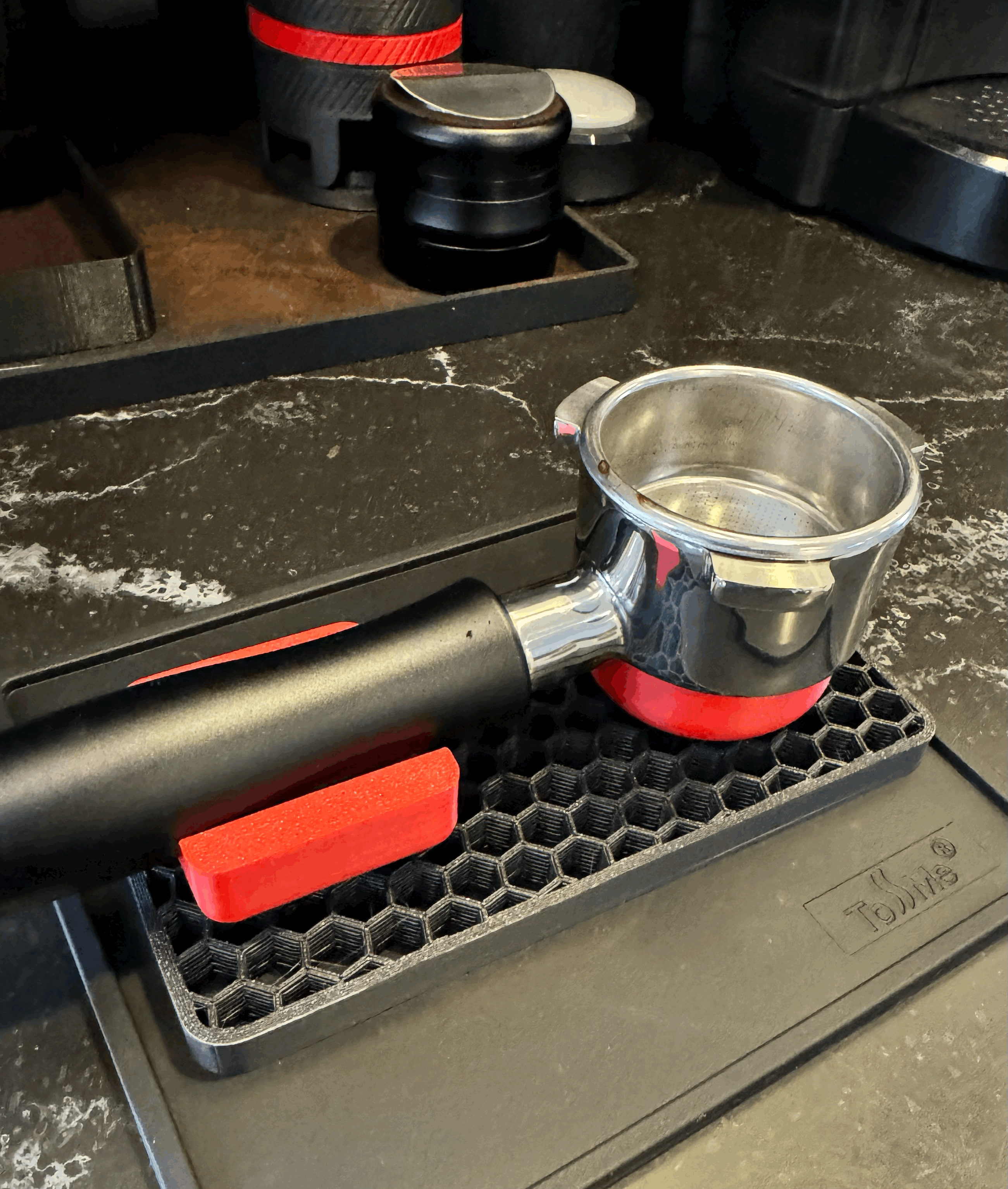 Đế Giữ Portafilter Không Đáy, Có Thể Tùy Chỉnh & Lắp Ráp