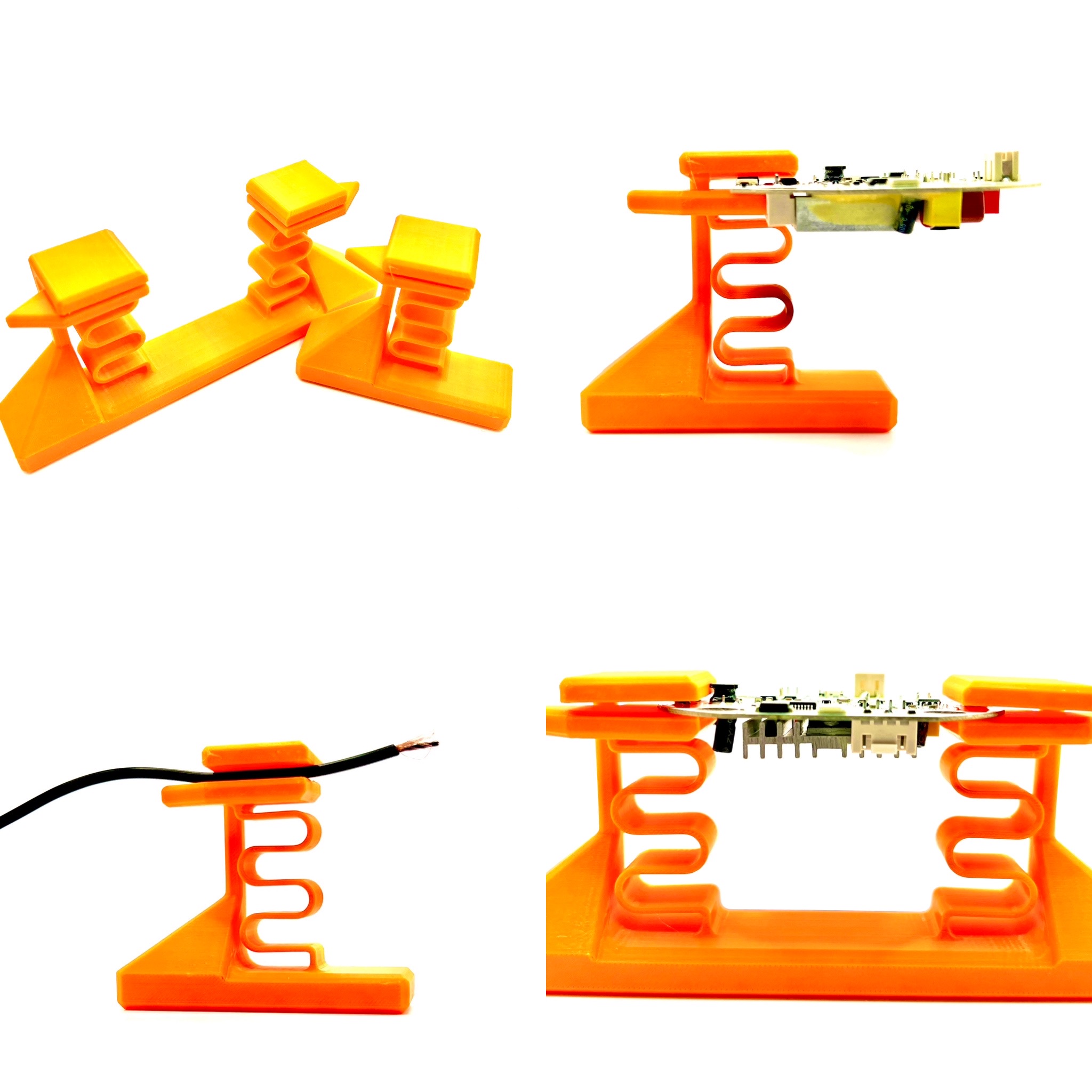 KHAY ĐỠ PCB VÀ KẸP "TAY TRONG TAY" IN 3D ĐƯỢC