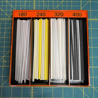 Khay Gridfinity 4x4 Đựng Nhíp Chà Nhám