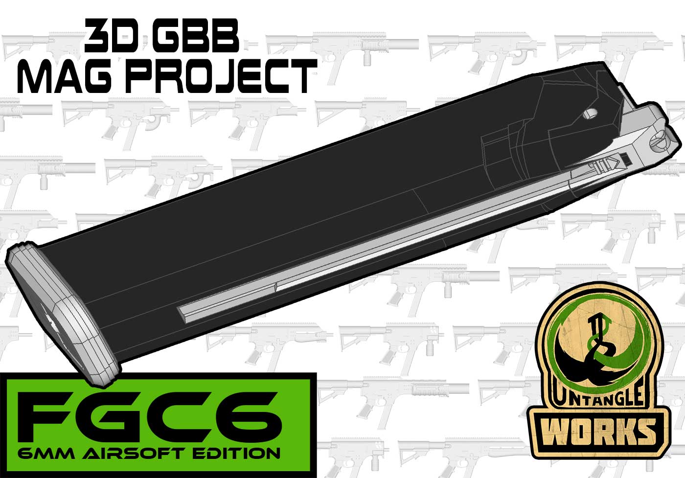 Dự án băng đạn FGC-6 3D GBB 27 viên