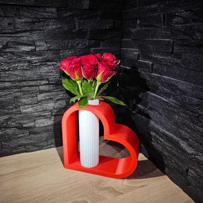 Chậu Hoa Hình Trái Tim