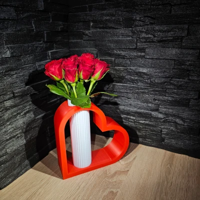 Chậu Hoa Hình Trái Tim