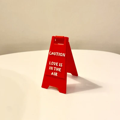 Biển Cảnh Báo Mini Cho Ngày Valentine