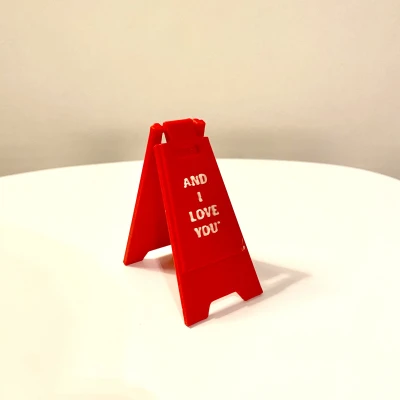 Biển Cảnh Báo Mini Cho Ngày Valentine