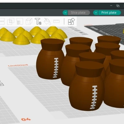 Ly Uống Rượu Hình Trái Banh (Football Shot Glass)