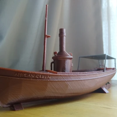 Mô Hình Thuyền The African Queen