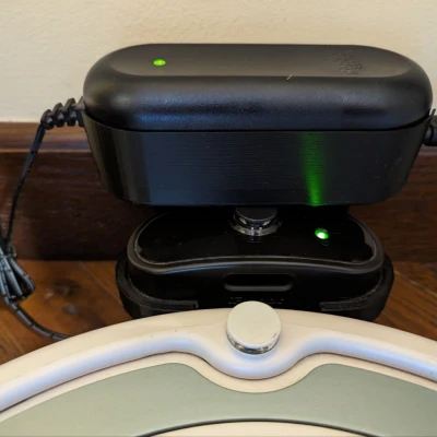 Chỗ cất sạc nguồn cho Roomba