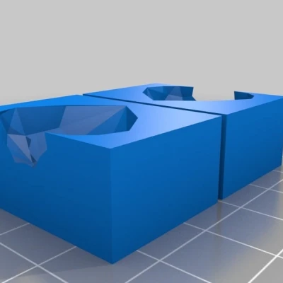 Khuôn kim cương (2 mảnh) làm mặt dây chuyền với Fimo/cát/v.v.