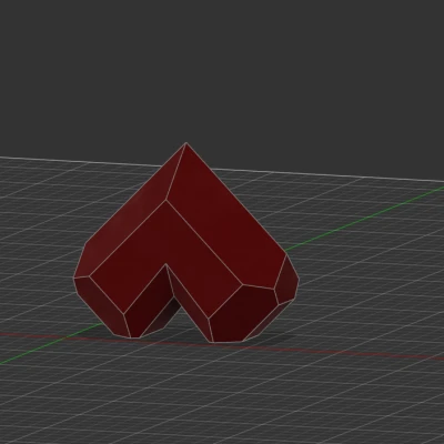 Mô hình trái tim Valentine độc đáo